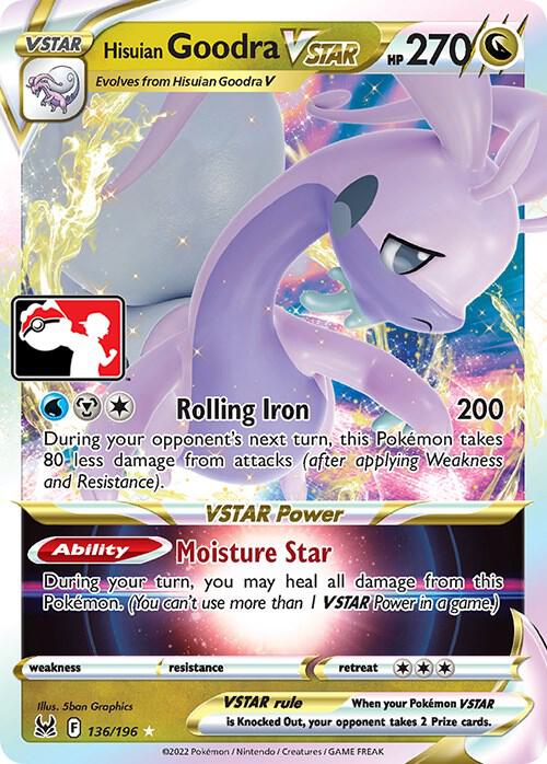 Hisuian Goodra VSTAR - 136/196 [Prize Pack Series Cards]