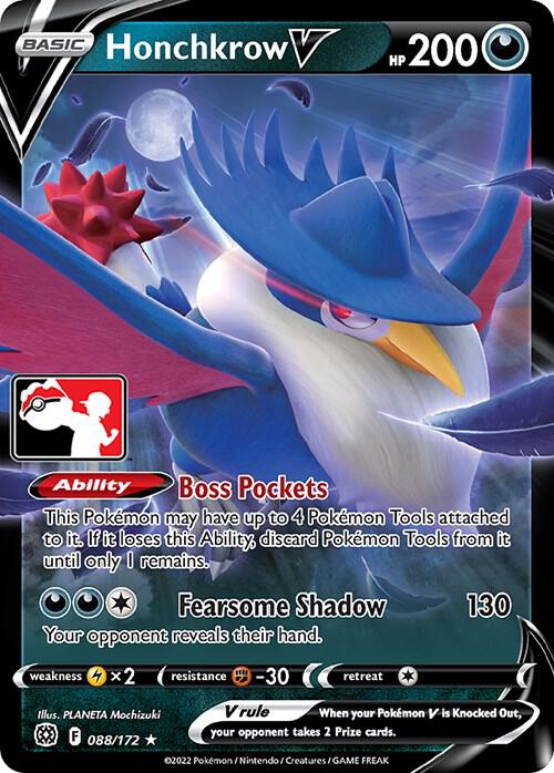 Honchkrow V - 088/172 [Prize Pack Series Cards]