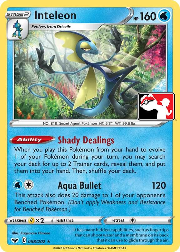 Inteleon - 058/202 [Prize Pack Series Cards]