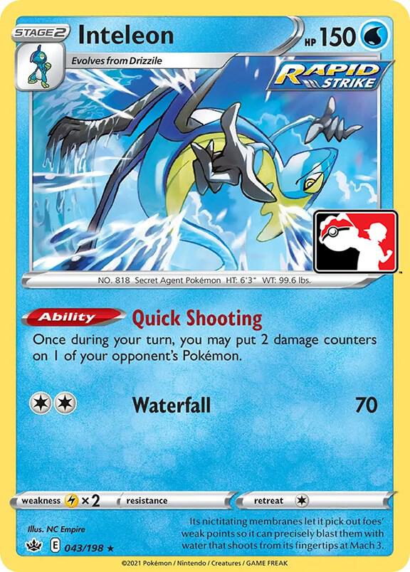 Inteleon - 043/198 [Prize Pack Series Cards]
