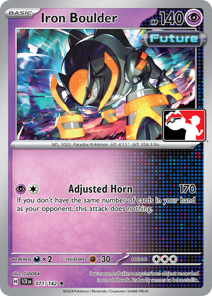 Iron Boulder - 071/142 [Prize Pack Series Cards]