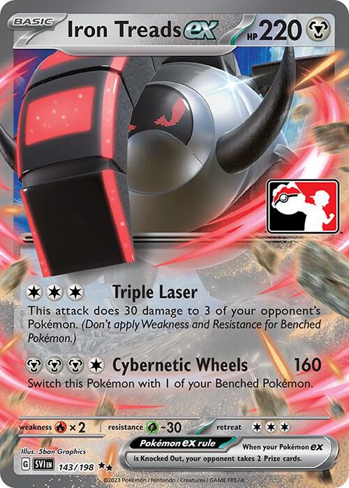 Iron Treads ex - 143/198 [Prize Pack Series Cards]