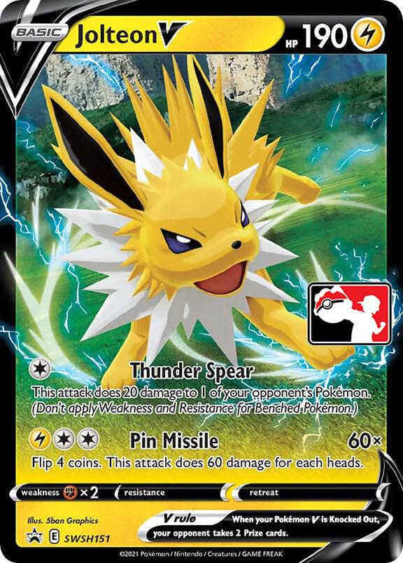 Jolteon V - SWSH151 [Prize Pack Series Cards]