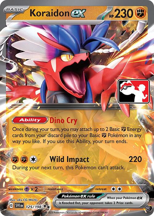 Koraidon ex - 125/198 [Prize Pack Series Cards]