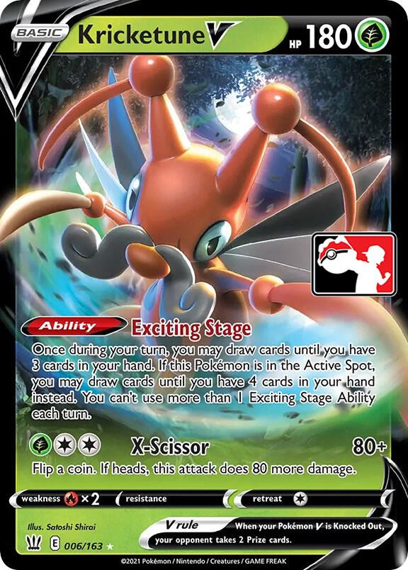 Kricketune V - 006/163 [Prize Pack Series Cards]