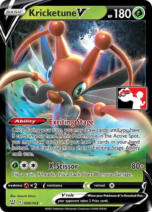 Kricketune V - 006/163 [Prize Pack Series Cards]