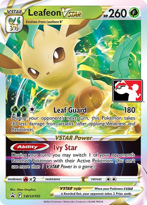 Leafeon VSTAR - SWSH195 [Prize Pack Series Cards]