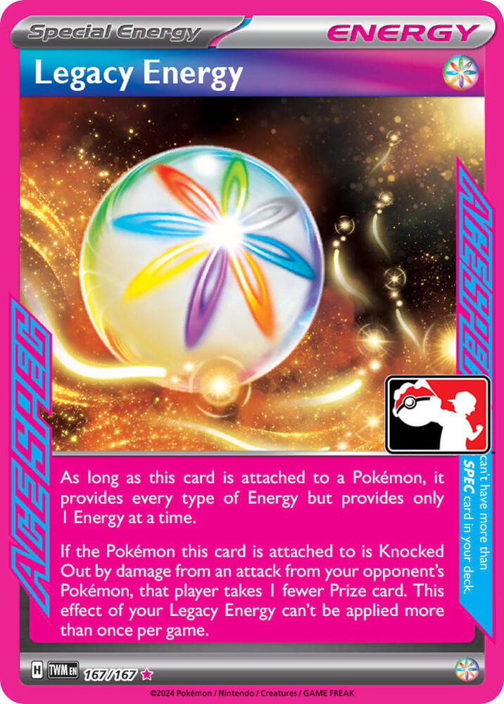 Legacy Energy - 167/167 [Prize Pack Series Cards]