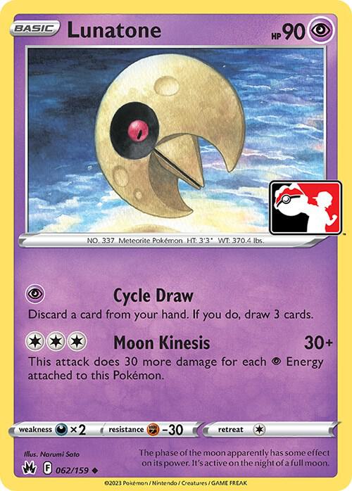 Lunatone - 062/159 [Prize Pack Series Cards]