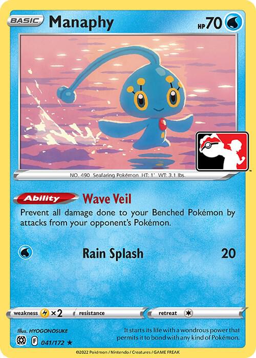 Manaphy - 041/172 [Prize Pack Series Cards]