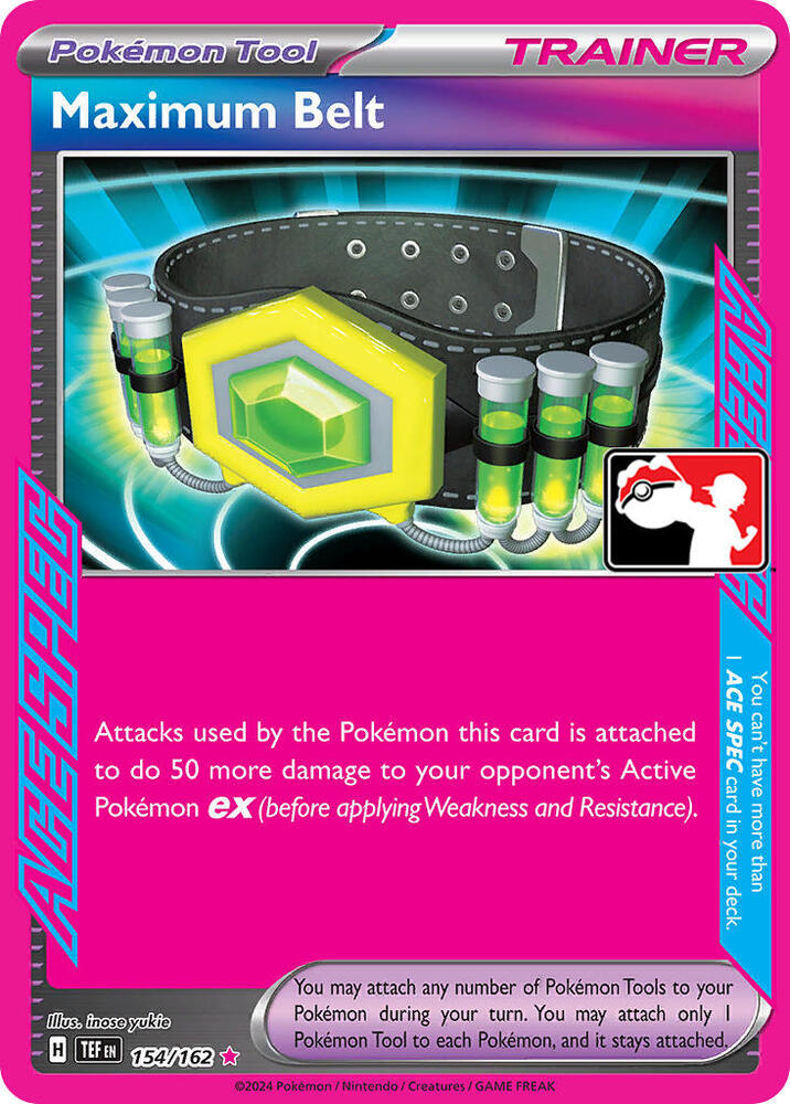 Maximum Belt - 154/162 [Prize Pack Series Cards]