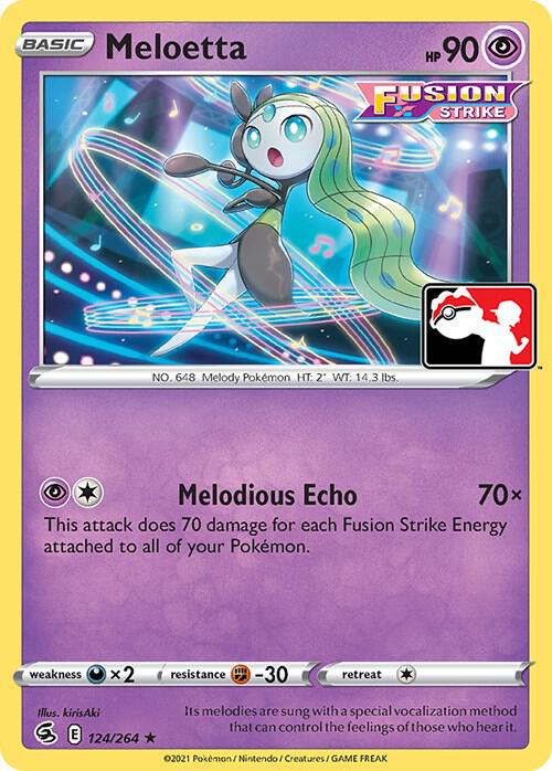 Meloetta - 124/264 [Prize Pack Series Cards]
