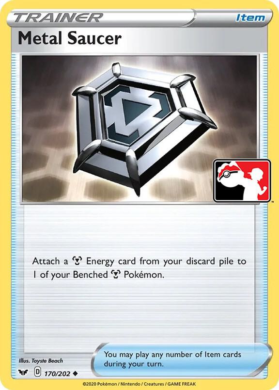 Metal Saucer - 170/202 [Prize Pack Series Cards]
