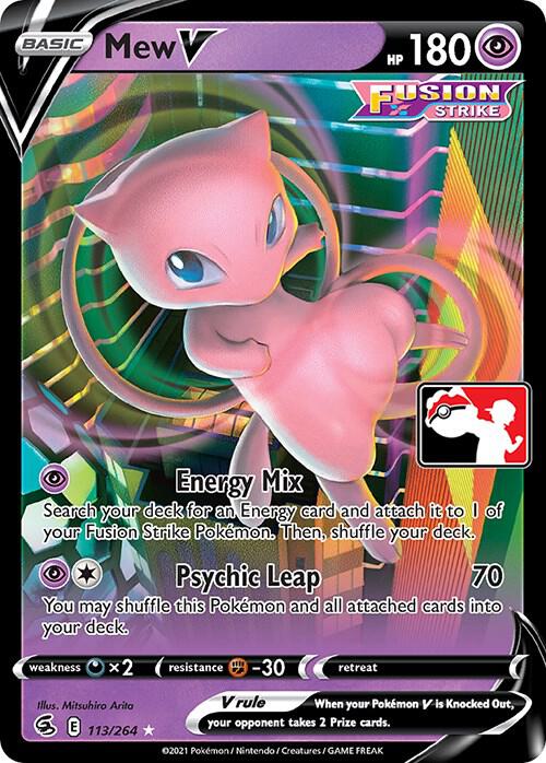 Mew V - 113/264 [Prize Pack Series Cards]