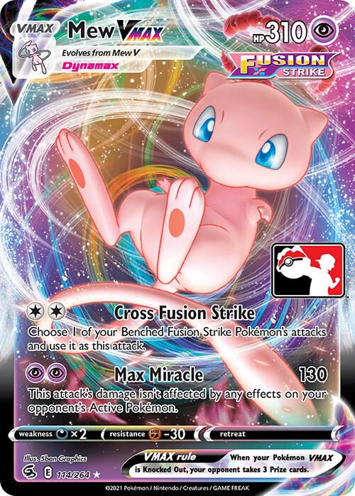 Mew VMAX (114/264) [Prize Pack Series Cards]