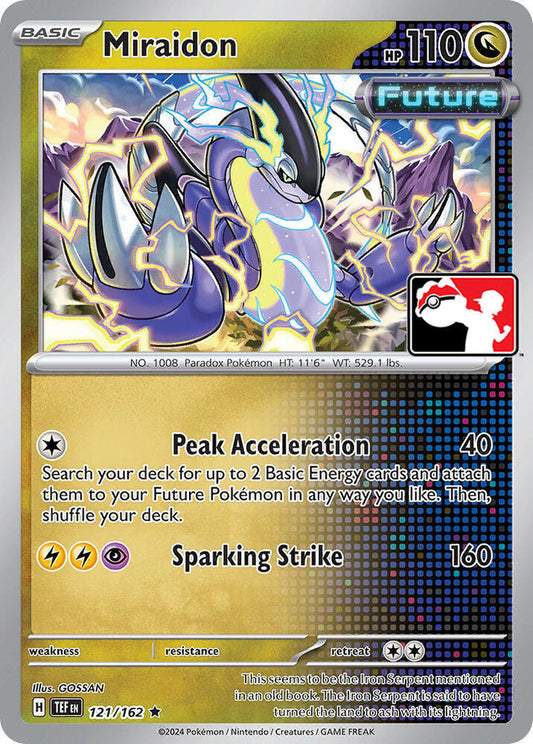 Miraidon - 121/162 [Prize Pack Series Cards]