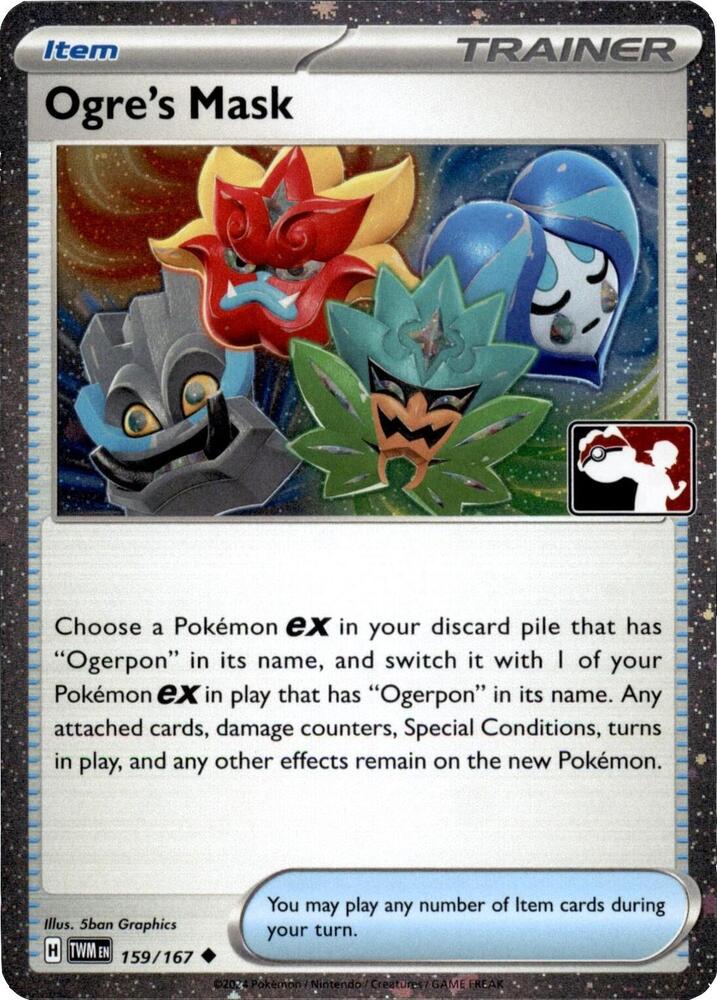 Ogre's Mask - 159/167 (Cosmos Holo) [Prize Pack Series Cards]