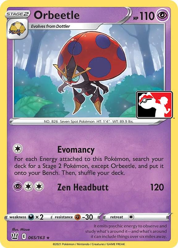 Orbeetle - 065/163 [Prize Pack Series Cards]