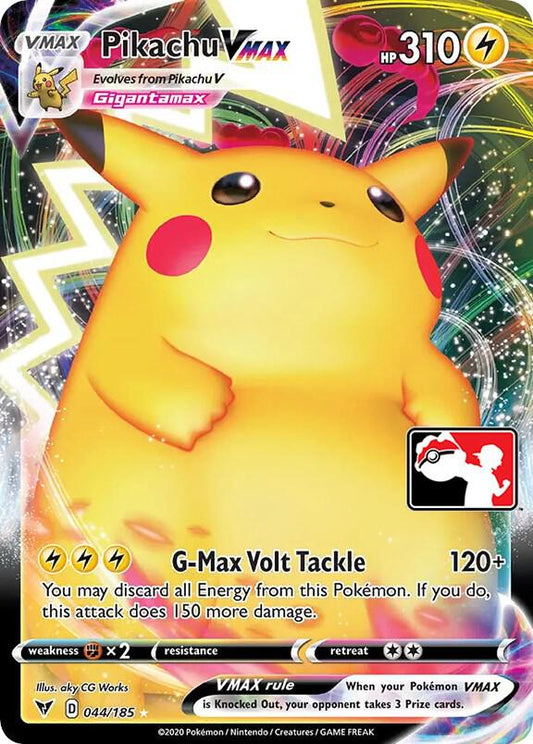 Pikachu VMAX - 044/185 [Prize Pack Series Cards]
