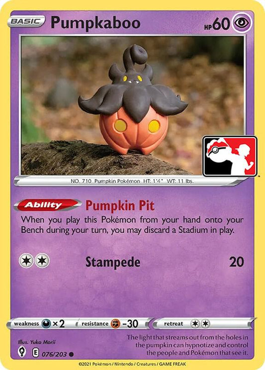 Pumpkaboo - 076/203 [Prize Pack Series Cards]