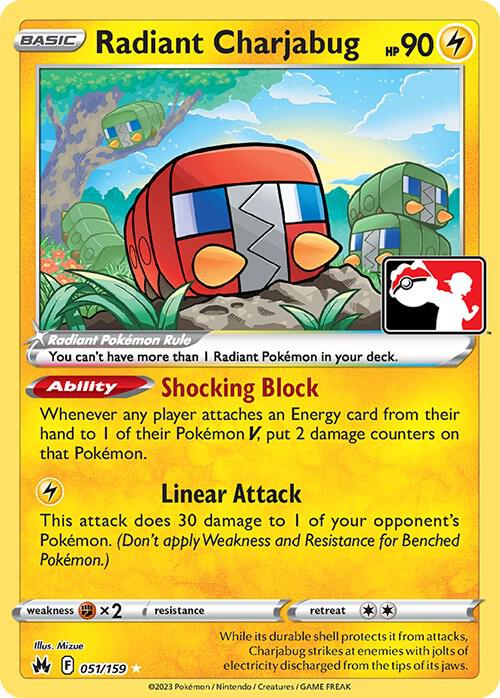 Radiant Charjabug - 051/159 [Prize Pack Series Cards]