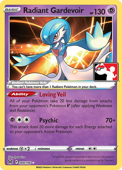 Radiant Gardevoir - 069/196 [Prize Pack Series Cards]