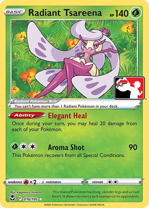 Radiant Tsareena - 016/195 [Prize Pack Series Cards]