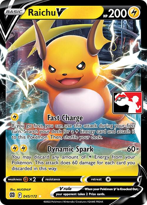 Raichu V - 045/172 [Prize Pack Series Cards]