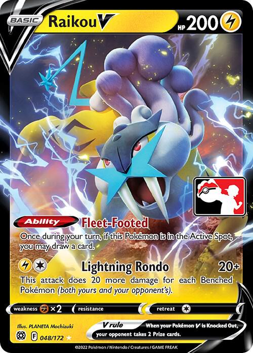 Raikou V - 048/172 [Prize Pack Series Cards]