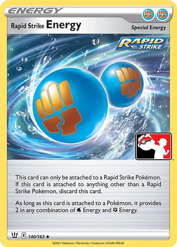 Rapid Strike Energy - 140/163 [Prize Pack Series Cards]