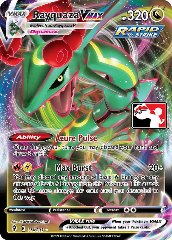 Rayquaza VMAX - 111/203 [Prize Pack Series Cards]