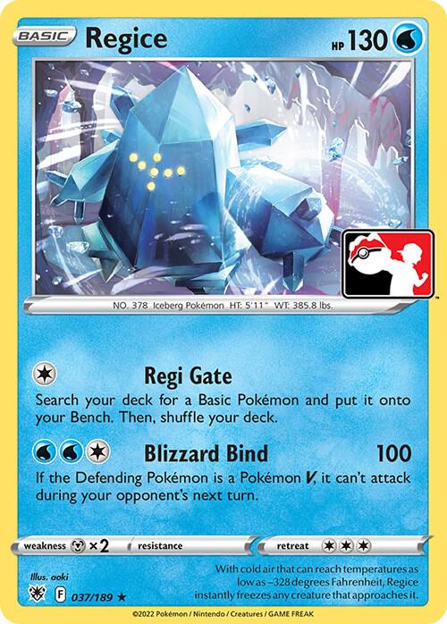 Regice - 037/189 [Prize Pack Series Cards]