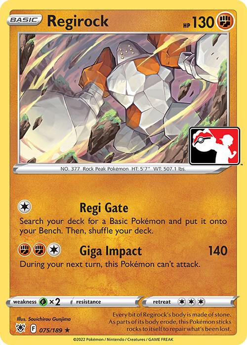 Regirock - 075/189 [Prize Pack Series Cards]