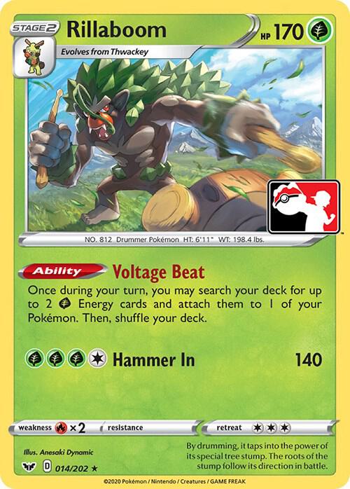 Rillaboom - 014/072 [Prize Pack Series Cards]