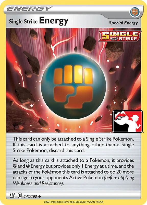 Single Strike Energy - 141/163 [Prize Pack Series Cards]
