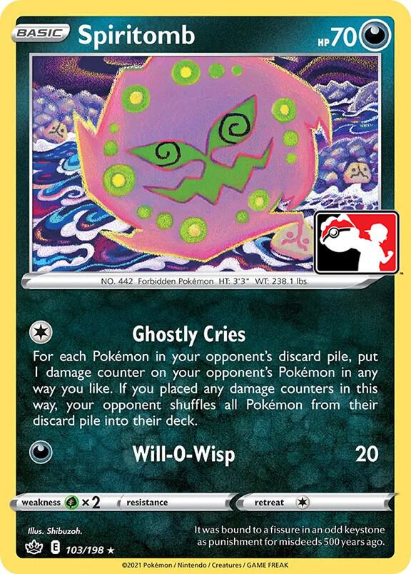 Spiritomb - 103/198 [Prize Pack Series Cards]