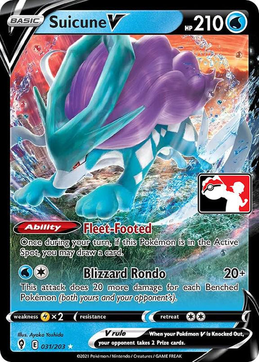 Suicune V - 031/203 [Prize Pack Series Cards]