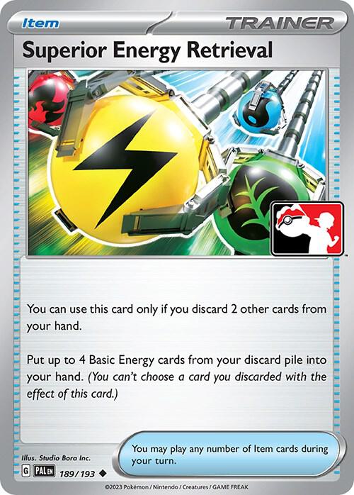 Superior Energy Retrieval - 189/193 [Prize Pack Series Cards]