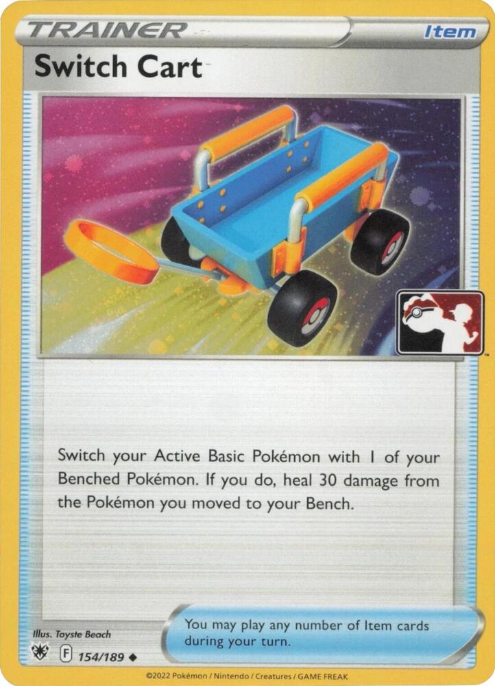 Switch Cart - 154/189 (Cosmos Holo) [Prize Pack Series Cards]