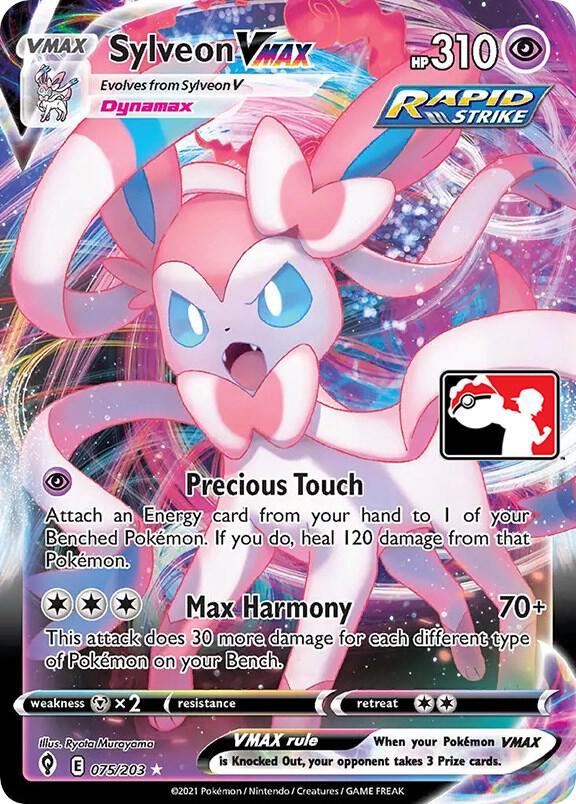Sylveon VMAX - 075/203 [Prize Pack Series Cards]