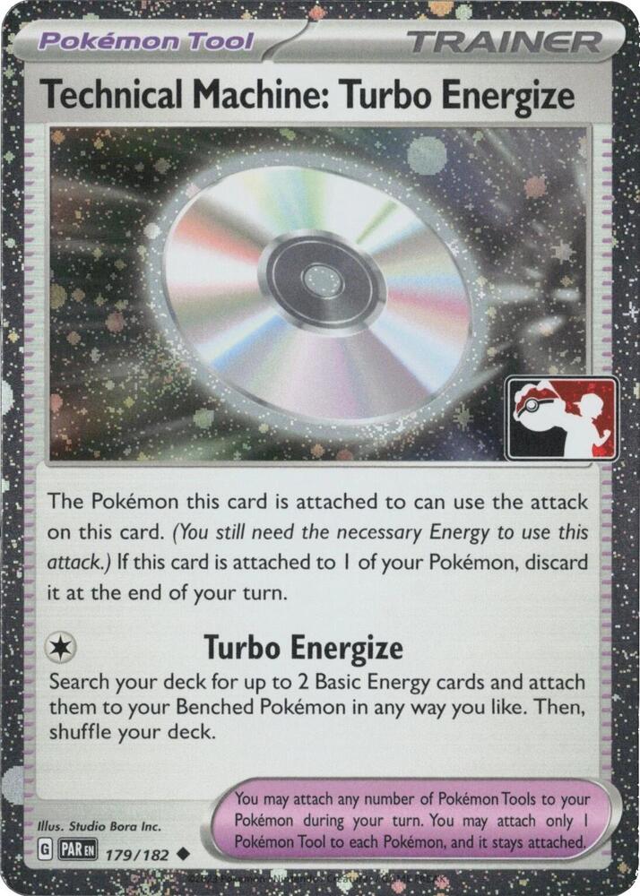 Technical Machine: Turbo Energize - 179/182 (Cosmos Holo) [Prize Pack Series Cards]
