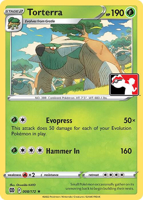 Torterra - 008/172 [Prize Pack Series Cards]