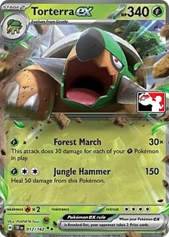 Torterra ex - 012/162 [Prize Pack Series Cards]