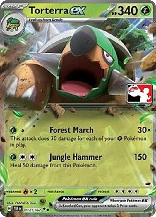 Torterra ex - 012/162 [Prize Pack Series Cards]