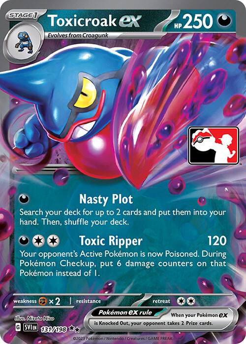Toxicroak ex - 131/198 [Prize Pack Series Cards]
