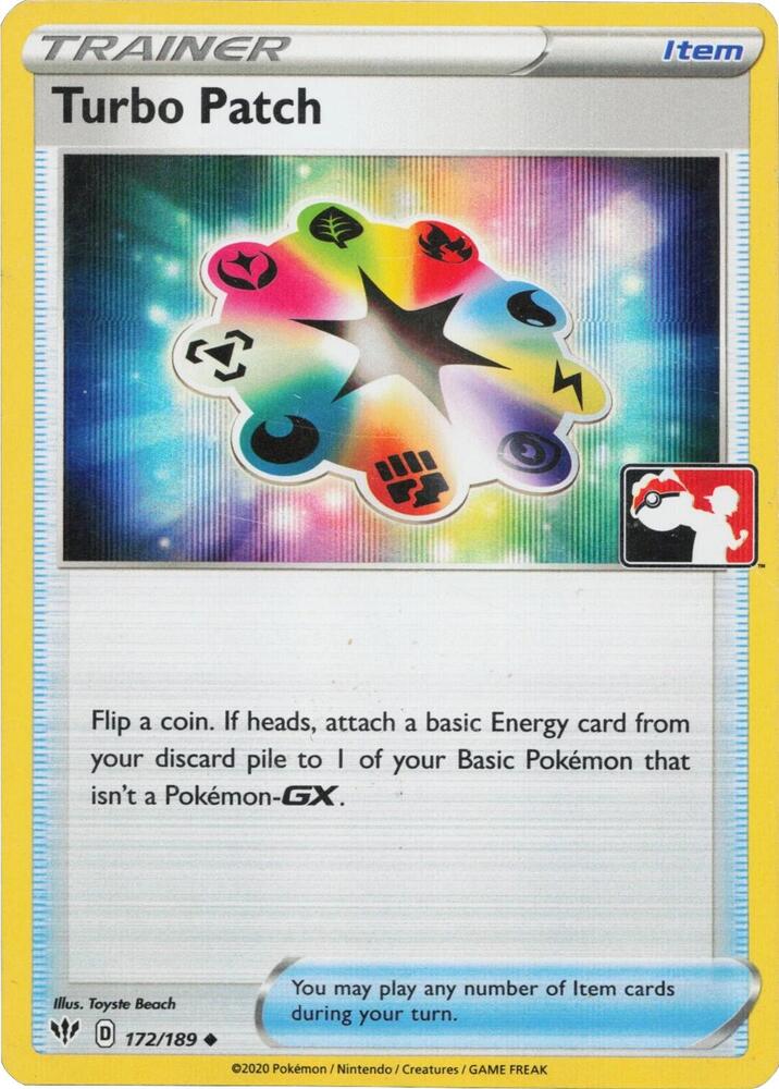 Turbo Patch - 172/189 [Prize Pack Series Cards]
