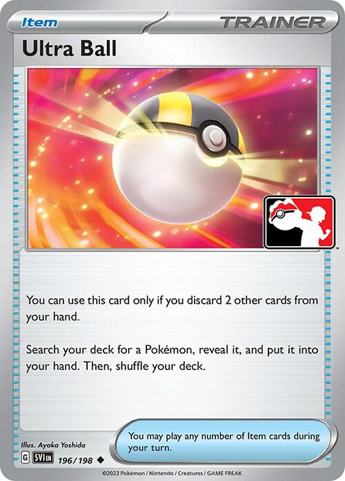 Ultra Ball - 196/198 [Prize Pack Series Cards]