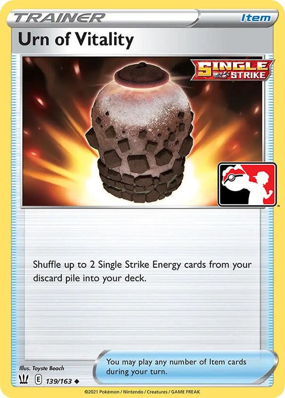 Urn of Vitality - 139/163 [Prize Pack Series Cards]
