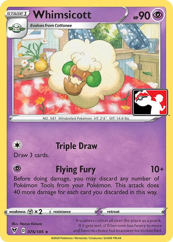 Whimsicott - 076/185 [Prize Pack Series Cards]
