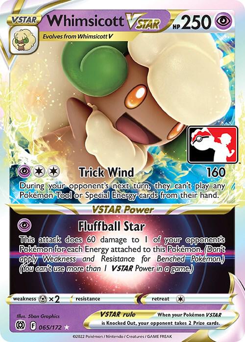 Whimsicott VSTAR - 065/172 [Prize Pack Series Cards]